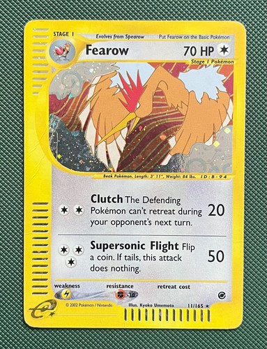 Fearow 11/165 Holo Pokemon Expedition Base Set Moderately Played