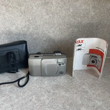 Pentax IQZoom 90MC 35mm Point Shoot Film Camera Silver Tested Works