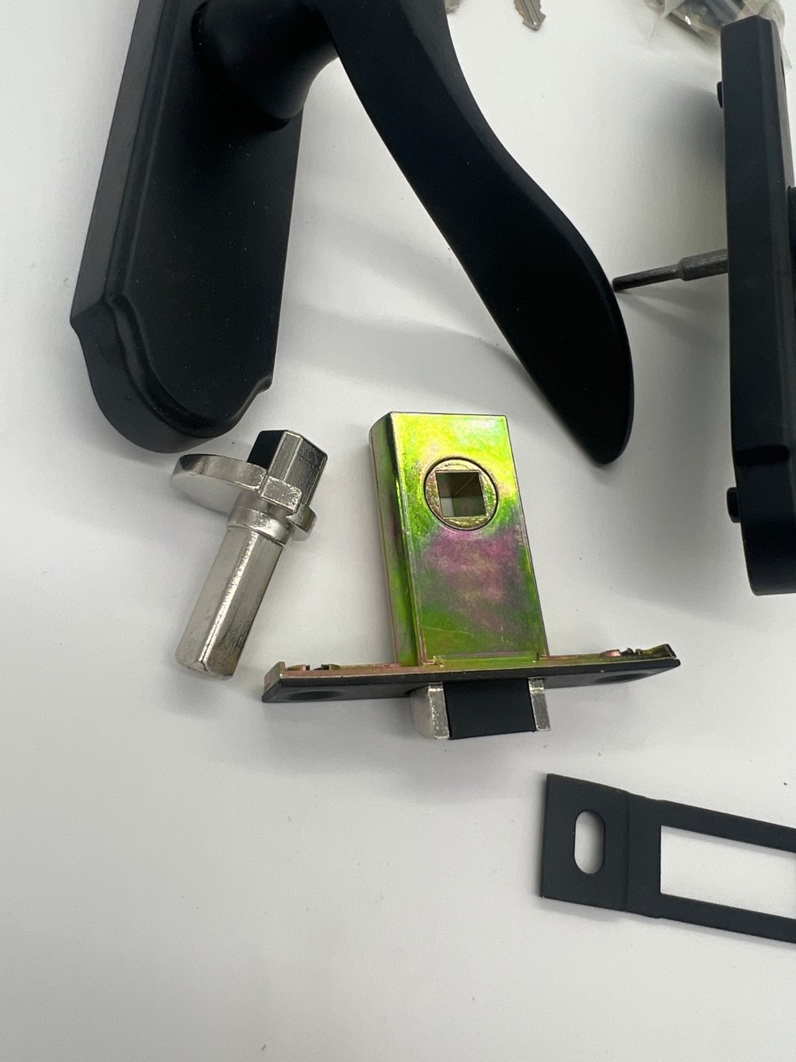 Wright Matte Black Serenade Mortise Storm Patio Door Lock Lever