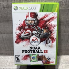 NCAA Football 12 Microsoft Xbox 360 Complete In Box CIB Tested EA Free Shipping