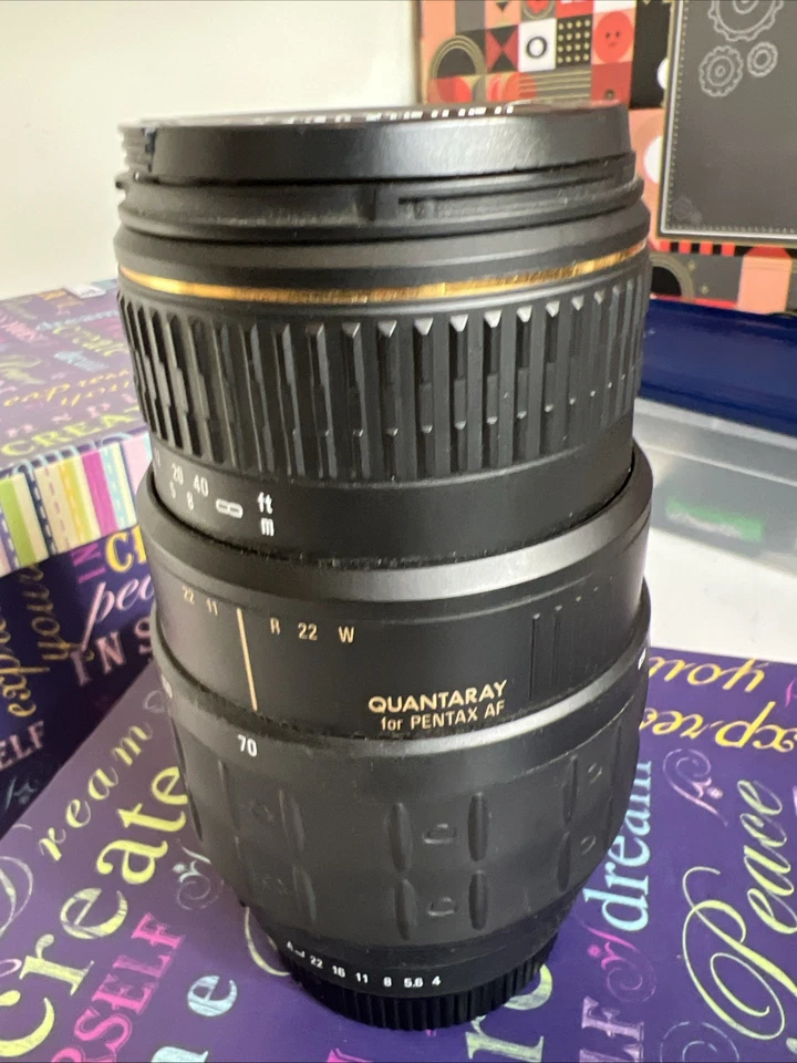 Quantaray Lens 70-300MM F4-5.6 LDO Macro Lens TESTED & WORKS For Pentax AF - Image 3 of 4