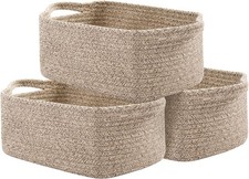 Cotton Rope Baskets, Woven Baskets for Storage, Nursery Storage