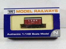 DAPOL  - LSWR GUNPOWDER VAN - BAUXITE - VG BOXED CONDITION - N GAUGE