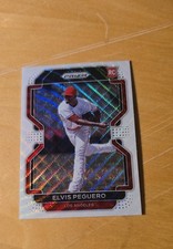2022 Panini Prizm - Tier II Elvis Peguero #145 White Wave Prizm (RC)