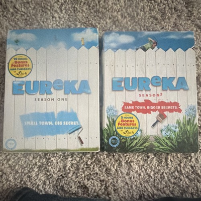 #ad Eureka TV Series Complete Seasons 1 amp; 2 DVD Box Set With Bonus Features $16.00
