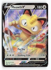 Meowth V SWSH004 SWSH: Carte Promo Spada e Scudo Holo Promo Pokemon TCG Card LP