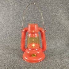 Vintage Radio Shack Red Plastic Toy Lantern Night Light