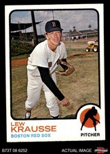 1973 Topps #566 Lew Krausse Red Sox 8 - NM/MT