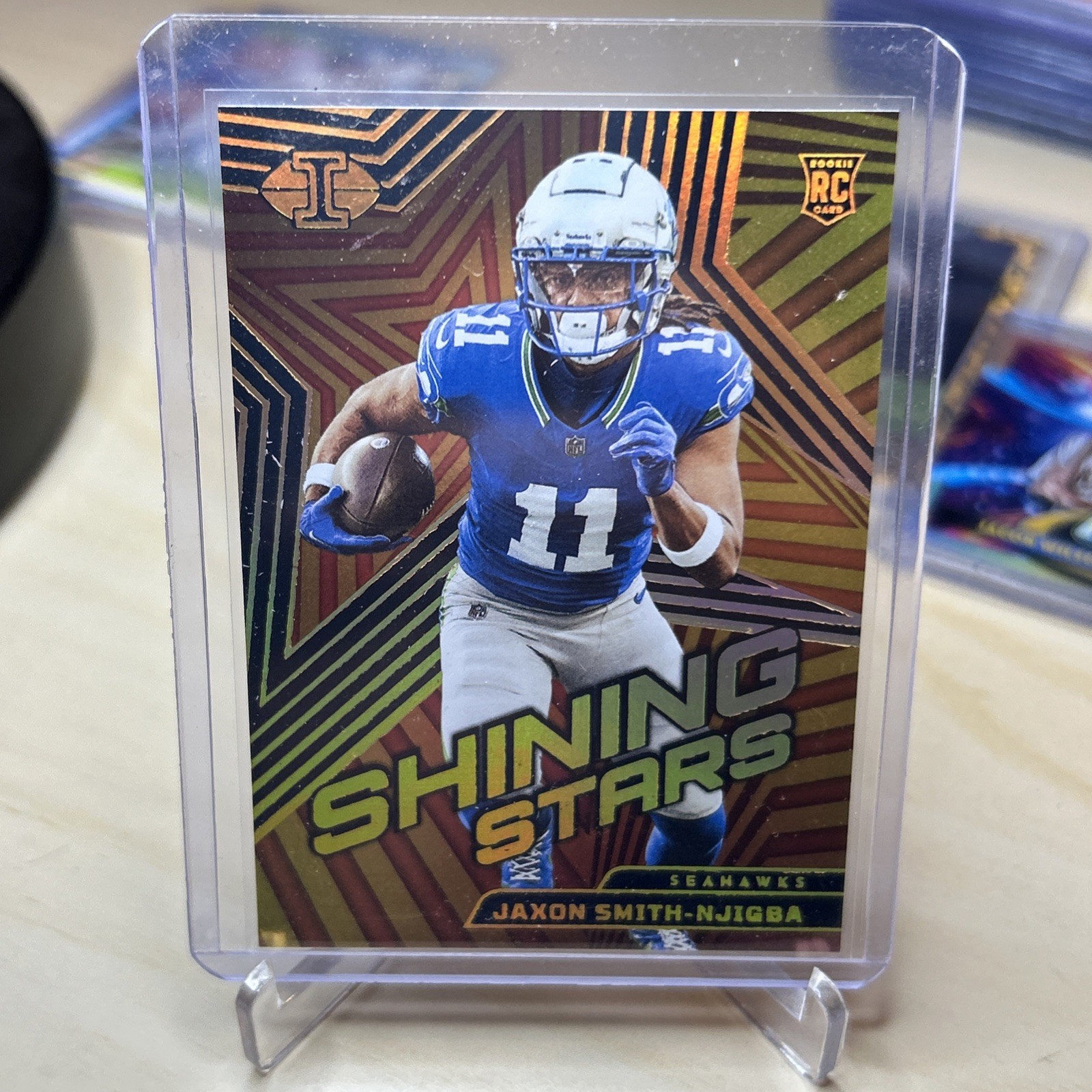 Jaxon Smith-Njigba Panini Illusions Shining Stars #21 Black