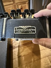 Vintage Stenograph Machine With Case 