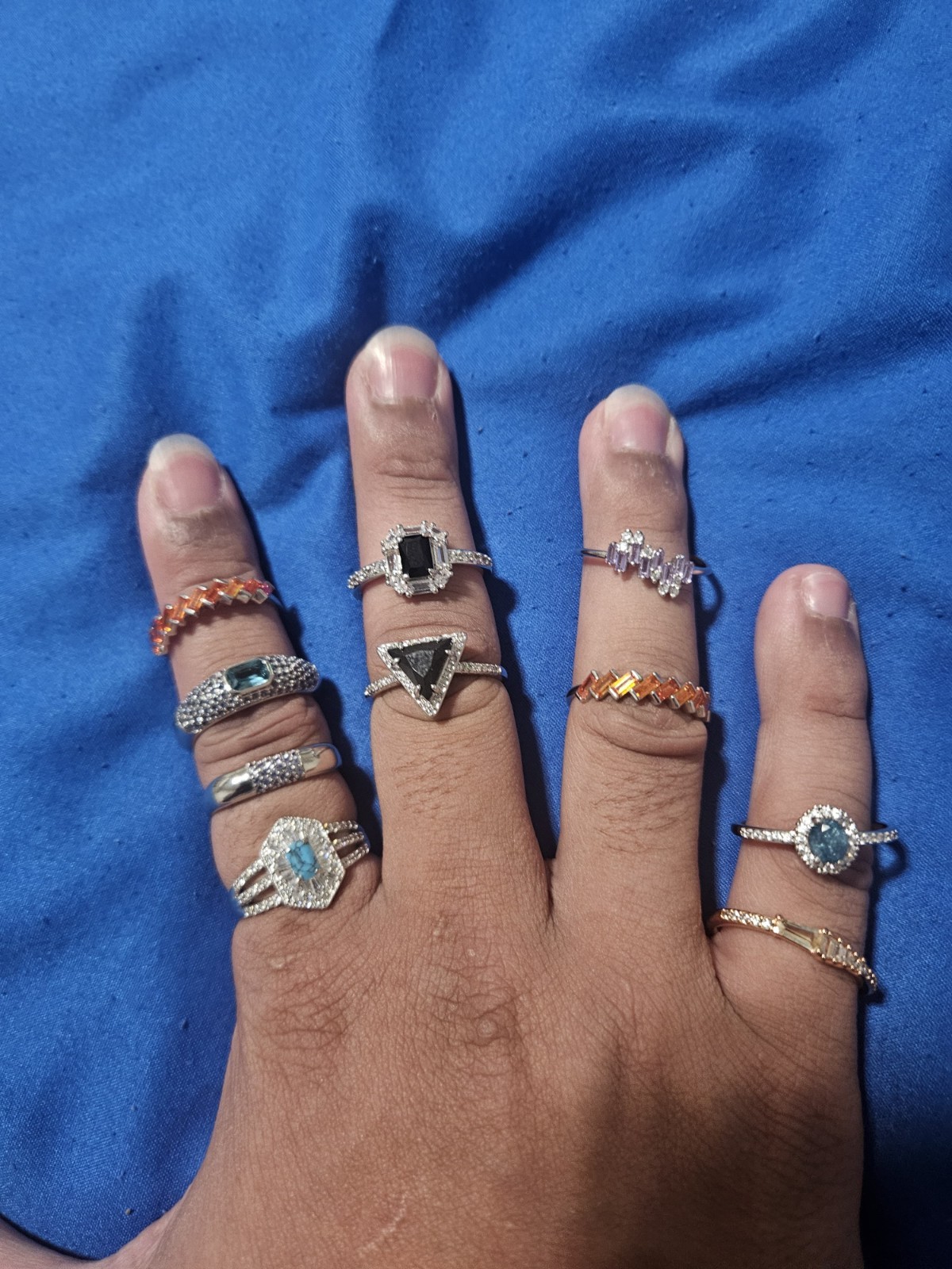 Assorted Rings Set 24 Pieces Includes Silver Colo… - image 3