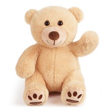 LotFancy Teddy Bear Stuffed Animal, 8 inch Brown 8inch, 8in-brown