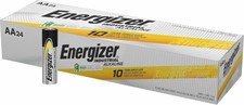 Energizer Industrial AA Alkaline Batteries Long-Lasting 10 Year Shelf 24 Pack
