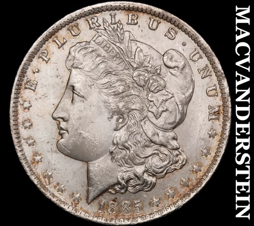 1885-O Morgan Silver Dollar- Choice Gem Brilliant Uncirculated Luster #i8678
