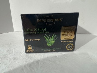 IMPRESSIONS- CALM & COOL MOISTURIZING FACIAL CREAM 2.7oz