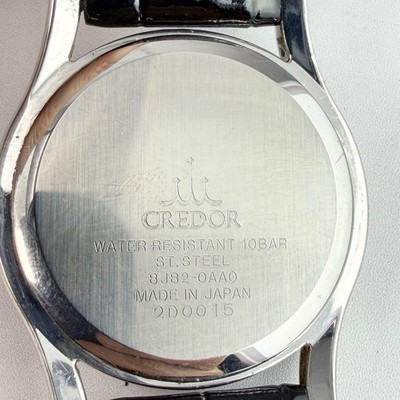 Seiko Credor 8J82-0AA0 Date Silver Dial Unisex Watch with New