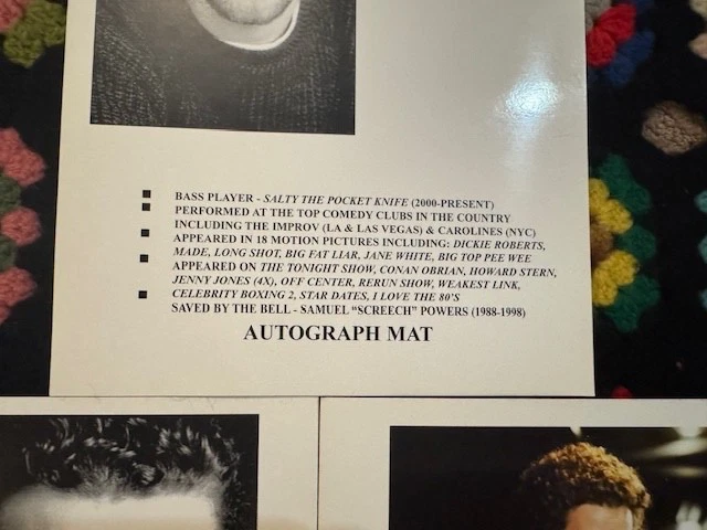 Dustin Diamond (Screech from Saved By The Bell) promo Photos + VHS of live set - Image 4 of 4