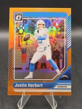 2024 Justin Herbert Panini Donruss Optic Orange Prizm /249 #106 LA Chargers