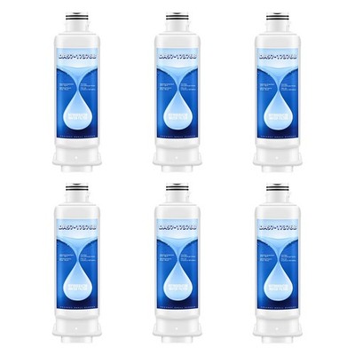 6 Pack For Samsung DA97-17376B HAF-QIN/EXP Refrigerator Water Filter Replacement