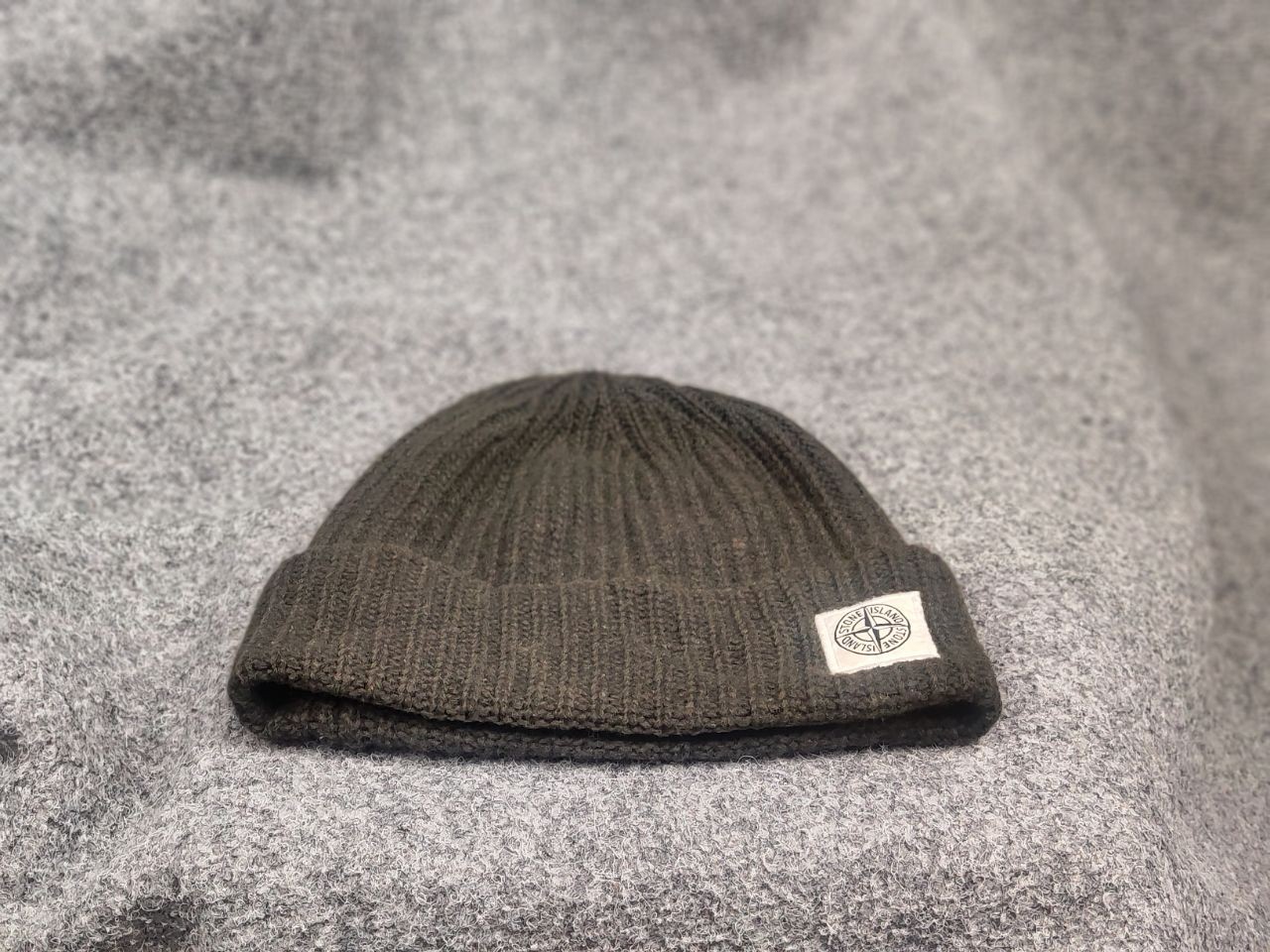 Stone Island patch program authentic ribbed wool … - image 2