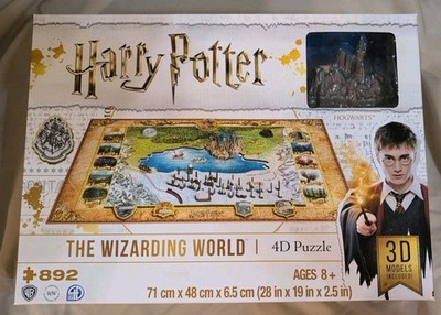 Harry Potter - The Wizarding World Hogwarts 4D Puzzle 892  Pieces NEW SEALED