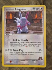 Team Magma's Zangoose 23/95 Ex Team Magma vs Team Aqua Regular Free Shipping  on eBay