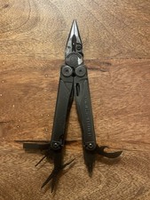 Leatherman Wave Plus Black Oxide Multi-Tool 2021 EDC Pliers Knife Good Condition