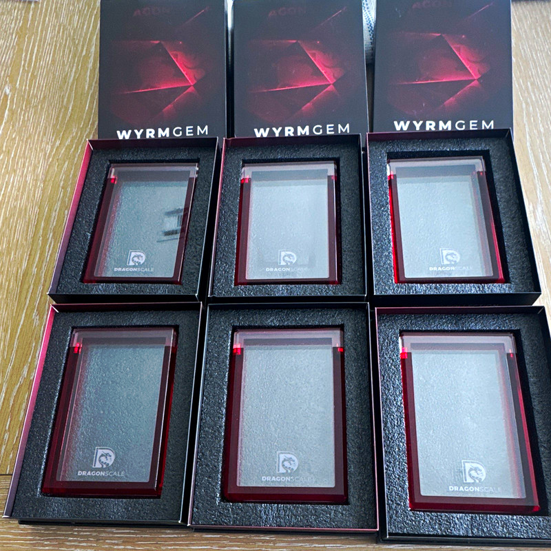 Wyrmgem 1-Card Acrylic Trading Card Display Case (lot of 6 !!!!)