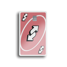 Pastel Reverse Card Skin RED 