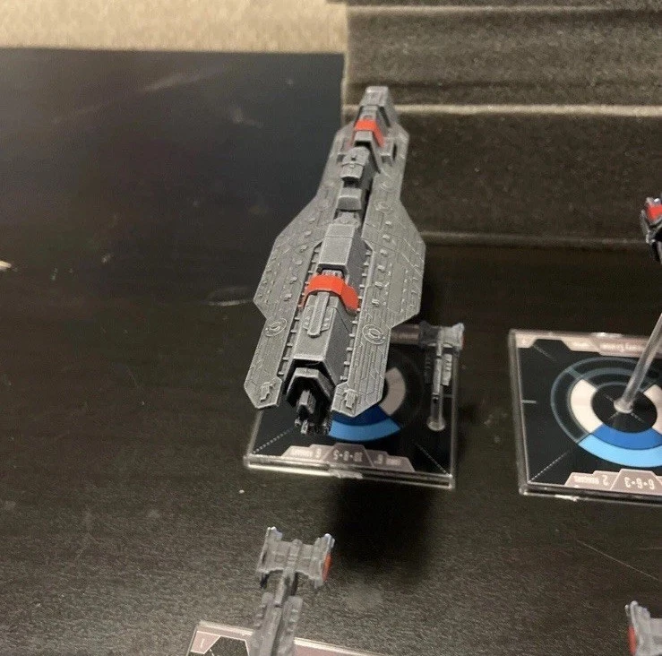 HALO Fleet Battles UNSC Core Box Starter Fleet Spartan Games Lot Painted - Image 4 of 4