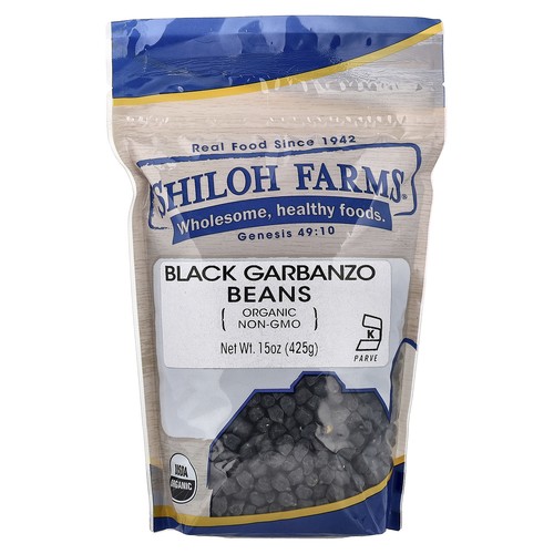 Organic Black Garbanzo Beans, 15 oz (425 g)