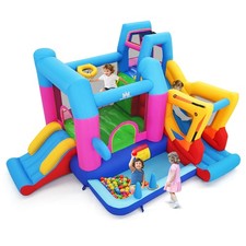 Inflatable Bounce House for Kids, 8-in-1 Jumping Castle for Backyard Party