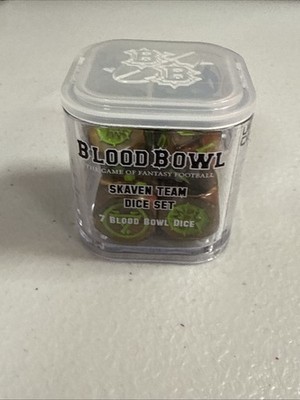 Games Workshop Bloodbowl Skaven Team Dice Cube Set Blood Bowl Skavenblight