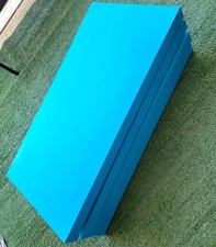 6 Sound Absorbing Acoustic Wall Panels in Aqua - SET of 6