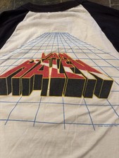 Vintage 1970's 1980s AC/DC High Voltage Tour Shirt Raglan Baseball Rock Large
