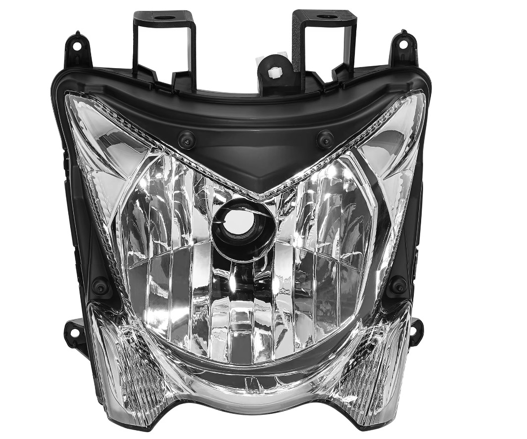 Phare avant GSXS1000 anti-rayures avec faisceau lumineux halogène haute puissance