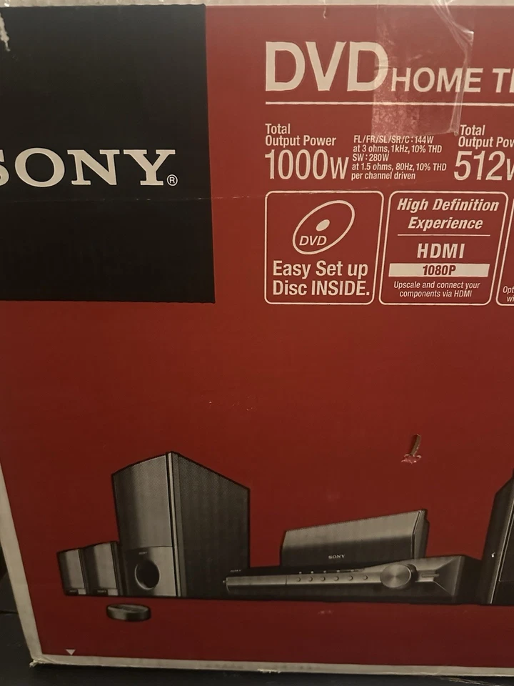 Sony DAV-HDX285 5.1 Channel Home Theater System NIOB - Image 2 of 4