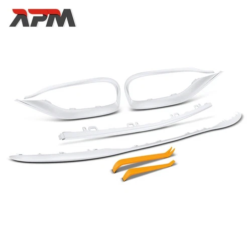 4x molding bumper bumper front silver for Mercedes-Benz Maybach W222