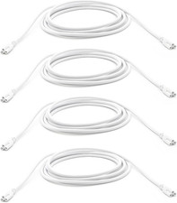 10FT 118-7/64" T5T8 Tube Light Fixture LED Linkable Cord, Double End Connector