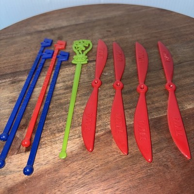 Lot Of More Than 50 Swizzle Sticks Drink Stirs - Airlines, Bars & Others