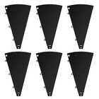 WinSpin 6 Pcs Prize Wheel Panels Dry Erase Black for 24" Modular Prize Wheel — photo 1