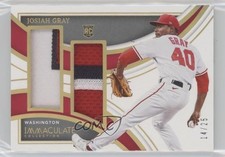 2022 Panini Immaculate Rookie Reserve 14/25 Josiah Gray #RR-JG 1a39