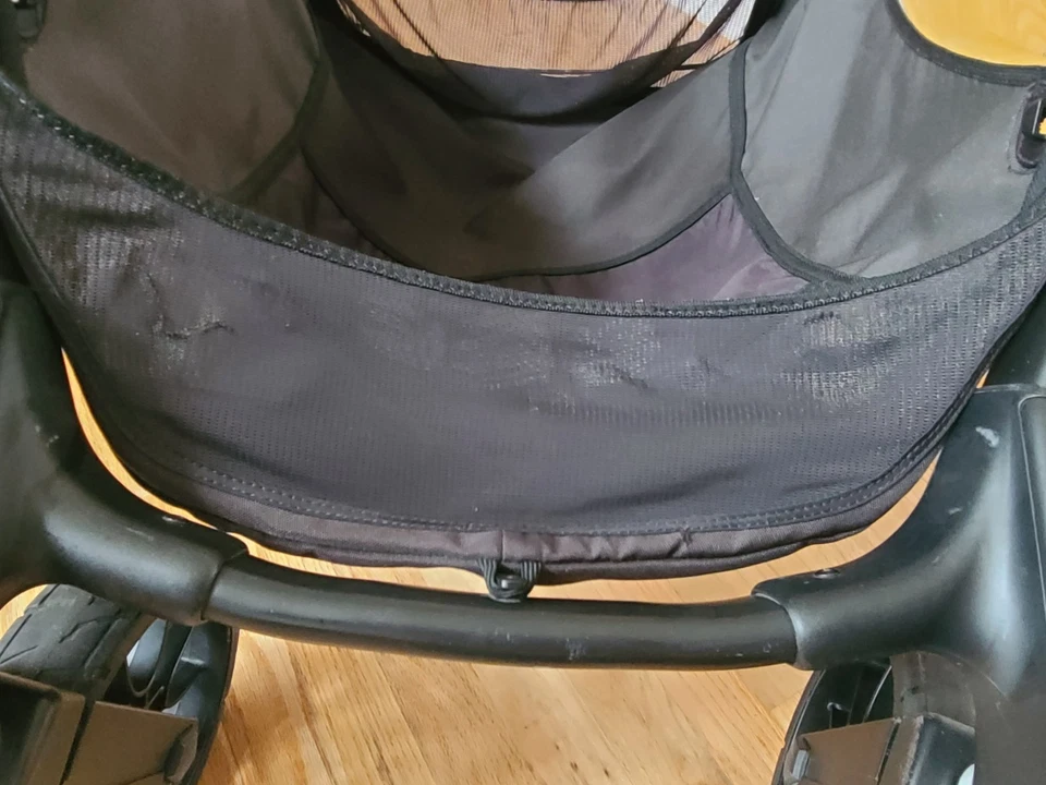 Baby Jogger City Select LUX stroller FRAME + basket + set of 4 wheels GOOD COND - Image 4 of 4