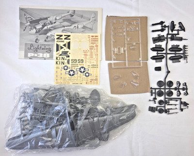 Monogram 6848 1:48 P-38 Lightning vintage 1973 -ar-