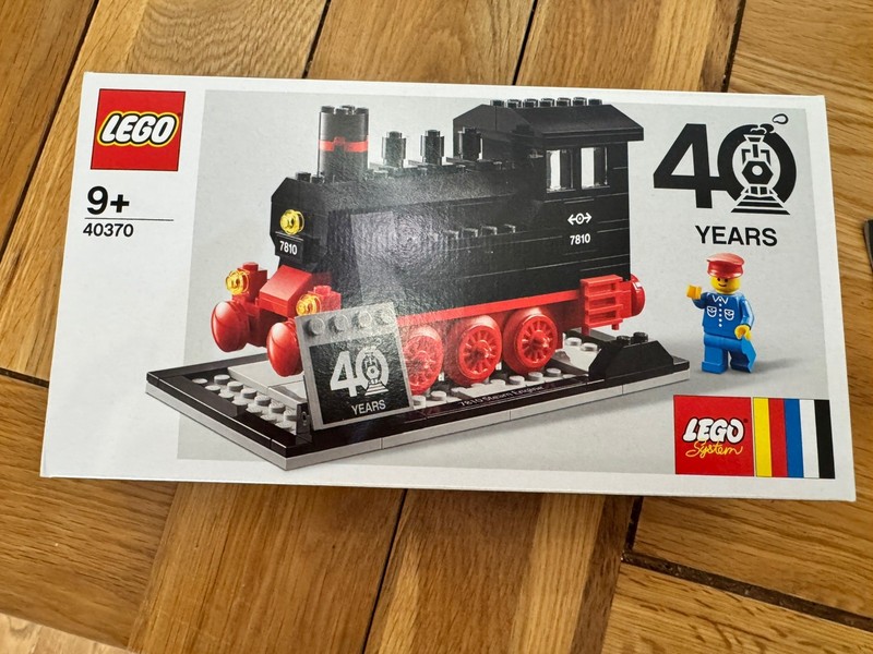 LEGO 40370 Trains 40th Anniversary Set - Brand New and Sealed!