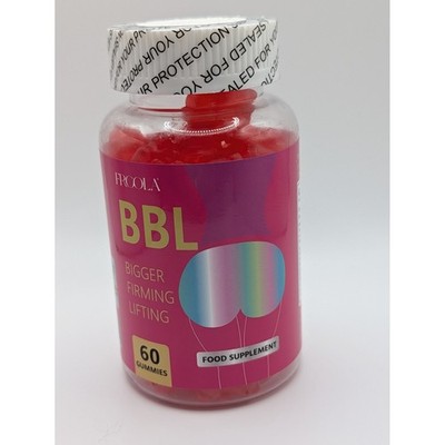 Frcola BBL Gummies Bigger Firming Lifting Food Supplement 60 Count Gluten Free