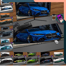 Sports Car Gaming Mouse Pad XXL Desk Mat Non-Slip Keyboard Mouse Pad