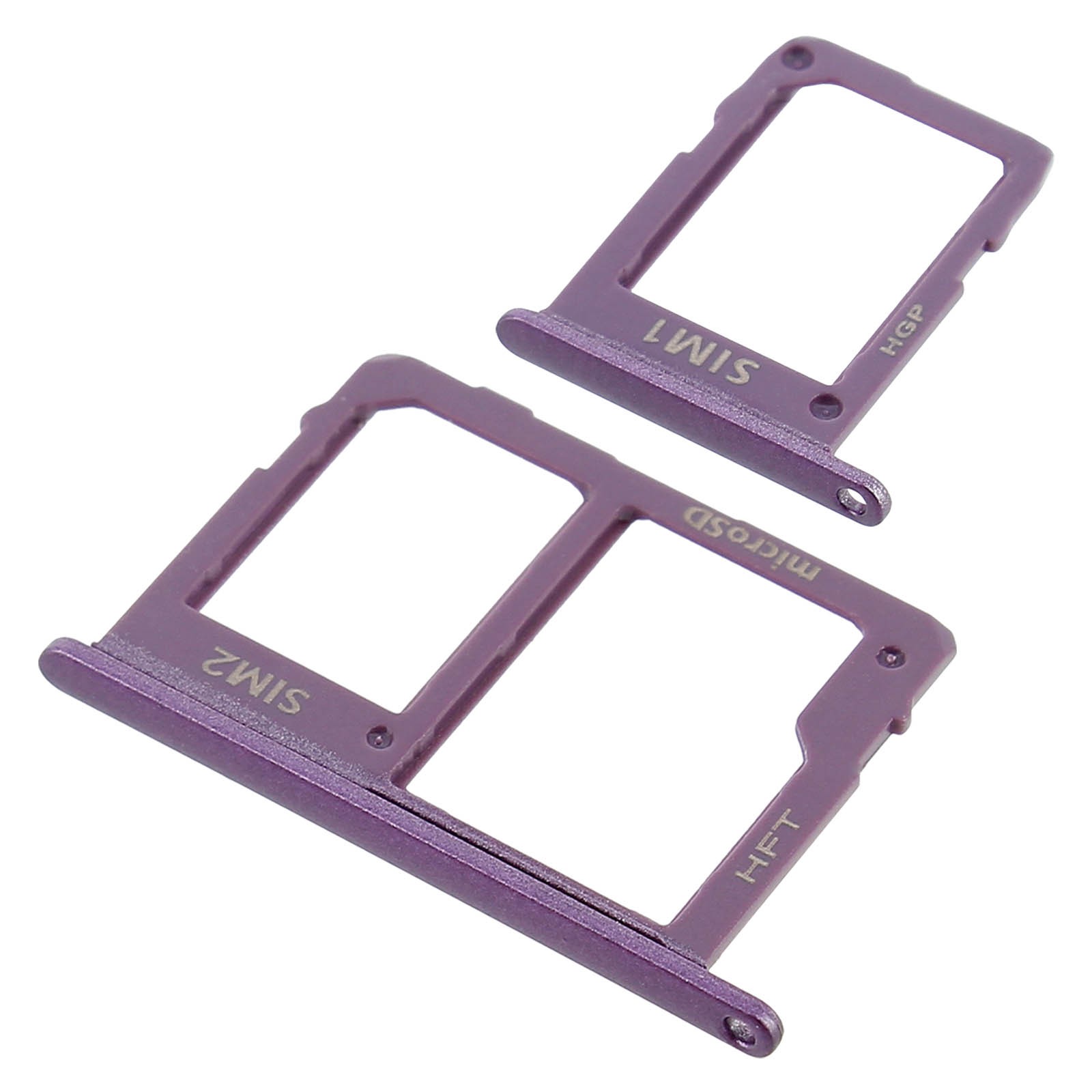 Rack carte Nano SIM et adaptateur Micro SD Galaxy J6 pièce détachée noire