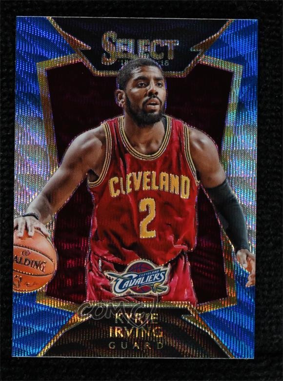 2014-15 Panini Select Concourse Blue & Silver Prizm Kyrie Irving #65 hs9