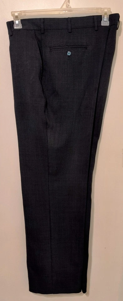 Pantalones de vestir gris oscuro para hombre Arrow USA 1851. Talla 36x32. Foto 2 de 4